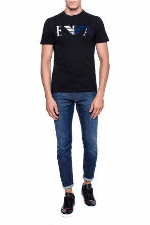 T-shirt with a logo, zdjęcie 2 T-shirt with a logo od Emporio Armani